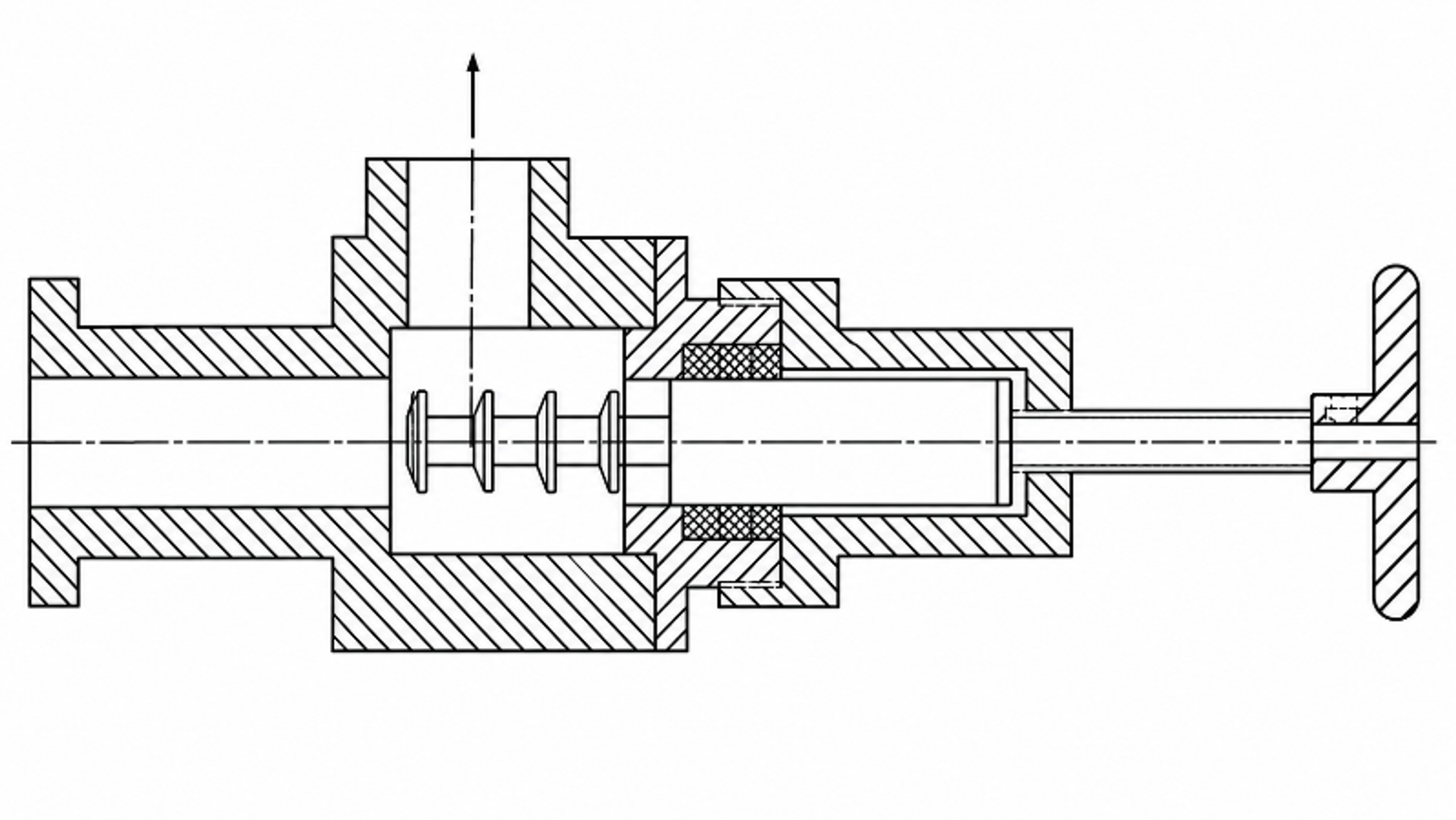 Figure 3. Adjustable multistage baffle cavitation device
